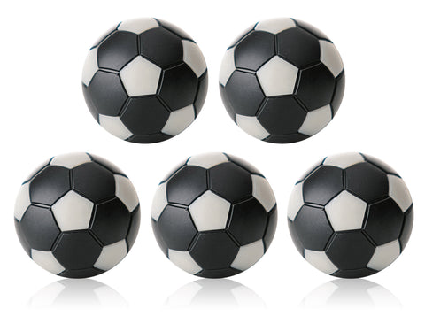 Winspeed - Kickerball 35 mm, Set schwarz-silber (5 St.)