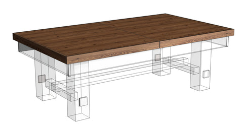 Billardtisch Abdeckplatte Madison 7 ft. Natur