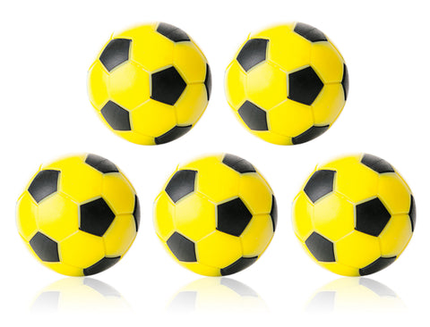 Winspeed - Kickerball 35 mm, Set gelb-schwarz (5 St.)