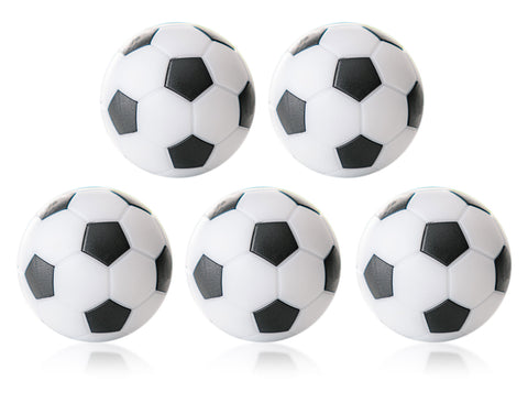 Winspeed - Kickerball 32 mm, weiß/schwarz, 17 gr. Set (5 St.)