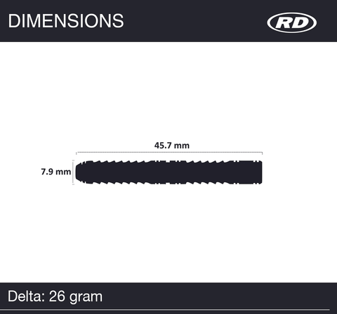 Delta-2-26g-Dimensions