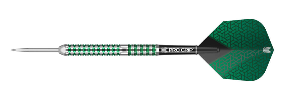 TARGET AGORA VERDE AV01 - Steel Darts - 24g (+/- 0.05g) - 90% T