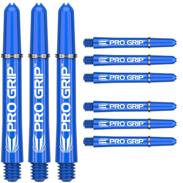 TARGET PRO GRIP - BLUE - INTERMEDIATE - 9 pieces dart shafts